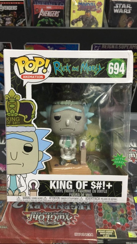 Funko Pop! Rick And Morty King Of S#!+ #694 Con Sonido 