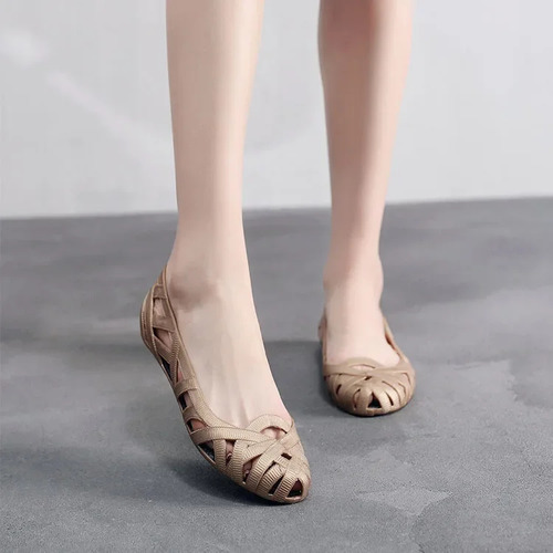 Sandalias Planas Transpirables Para Mujer - Zapatos De Playa