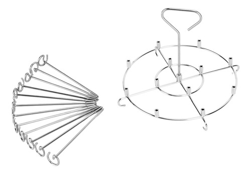 Juego De Soportes De Acero Inoxidable 304 Skewers, Parrilla