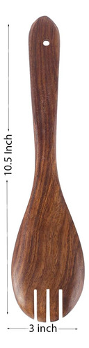 Lx Lekhx Cucharas De Madera Para Cocinar Antiadherentes, Esp