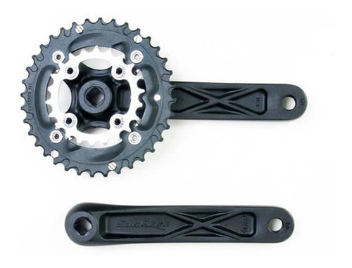 Imagem 2 de 4 de Pedivela Duplo Sunrace M926 36/22 Dentes 9 10 2x9 2x10 Mtb %
