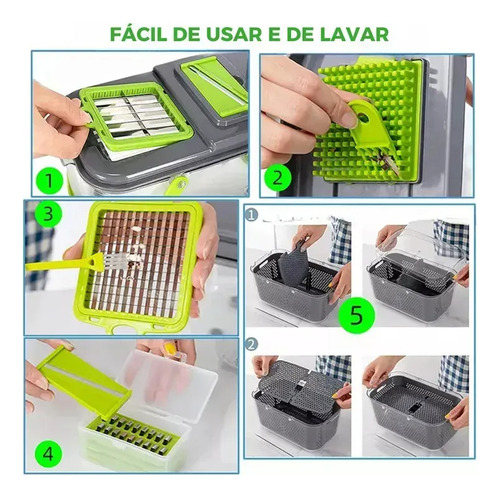 Ralador Cortador Legumes Multifuncional Conjunto Multiuso