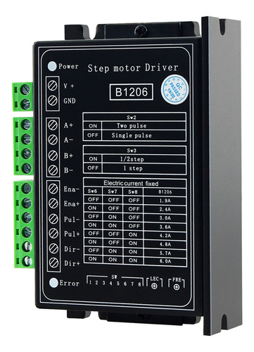 Controlador Stepper Stepper Bifásico B1206, Voltaje Total/me