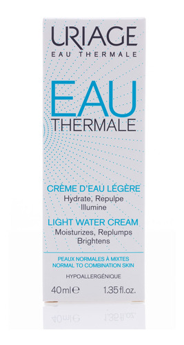 Agua Termal Crema Ligera - Uriage 40 Ml