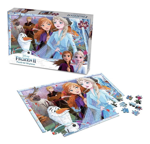 Rompecabeza Frozen 2 De Disney 120 Piezas Puzzle