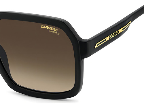 Gafas de sol Carrera Victory Matte Black C08s 003-56 con lentes marrones