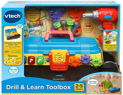 Caja De Herramientas De Perforación Vtech Y Aprende