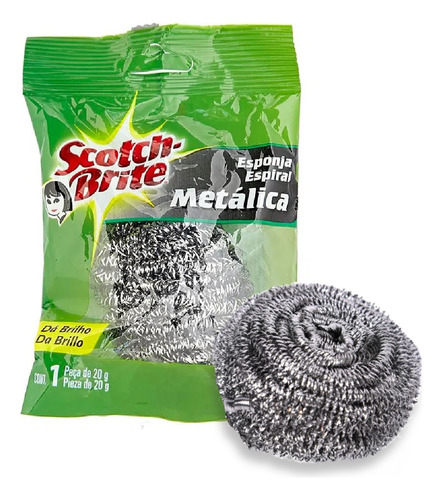 Fibra Metálica En Espiral Scotch-brite Mc500000138 24pz