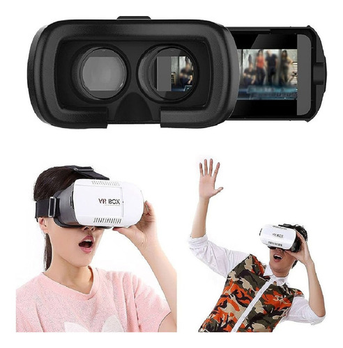 Gafas de realidad virtual VR Box 2.0 con control 3D de cartón