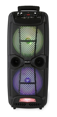 Bafle 2x8 Pulgadas Select Sound Iron Tws Bluetooth 5,000w Color Negro