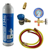 Comprar Kit Carga Aire Acondiconado Automotor R-134 + Acoples + Etc