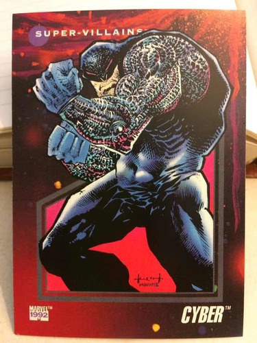 Tarjeta Marvel 1992 # 117 Cyber Impel Coleccion