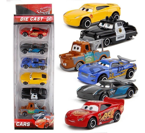 Juego De 6 Unidades De Disney Pixar Car Mcqueen Jackson