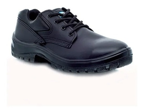 Zapato De Trabajo Ombu Modelo Prusiano Negro Dielectrico