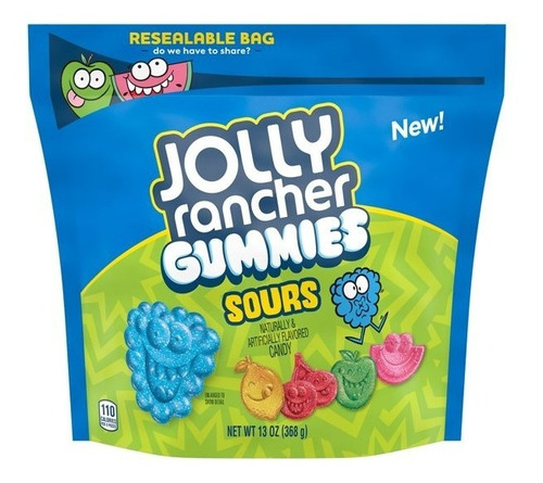 Jolly Rancher Gummies Sours 368g Importado