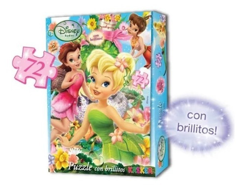 Rompecabezas Kreker Disney Tinkerbell Puzzle 72 Piezas