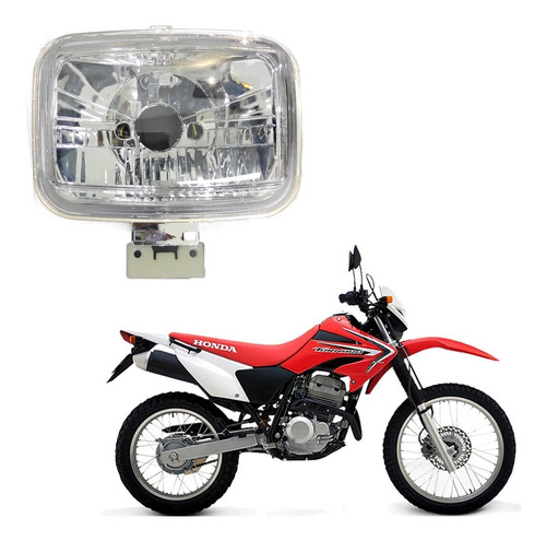 Lente Farol Honda Xr 250 Tornado 2007.