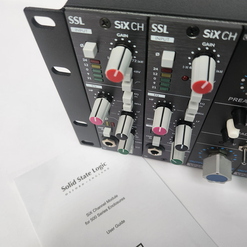 Par De Módulos Ssl Six Channel Strip - Série 500 (Usado)