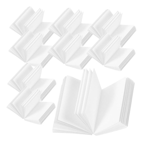 150 Piezas De Libro De Casa De Muñecas En Blanco, Libros En
