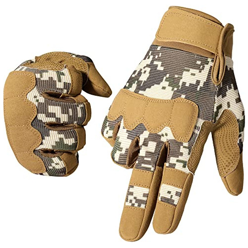 Wptcal Guantes Tácticos Airsoft Full Finger Paintball Mechan