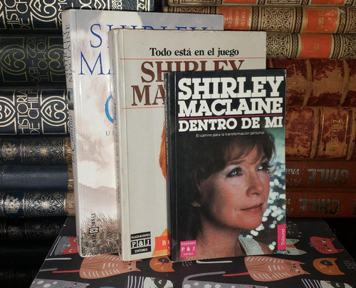 Pack 3 Libros - Shirley Maclaine 