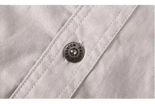 Camisa Informal De Hombres Con Dos Bolsillos