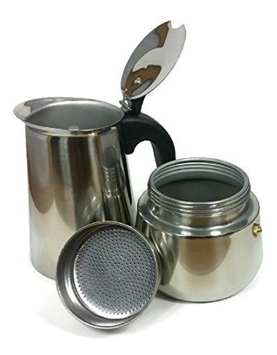 Cafetera Espresso Imusa De Acero Inoxidable (2 Tazas)