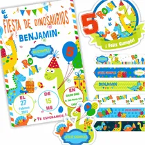 Comprar Kit Imprimible Dinosaurio Fiesta Candy Bar 2