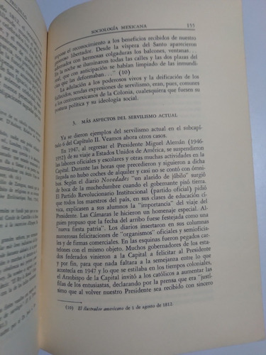 Libro Sociologia Mexicana /carlos A. Echanove (Usado)