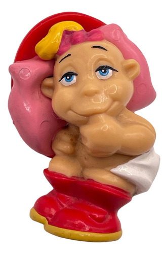 Bebe Bombero Mini Figura Original Kinder Sorpresa 4cm Altura (Usado)