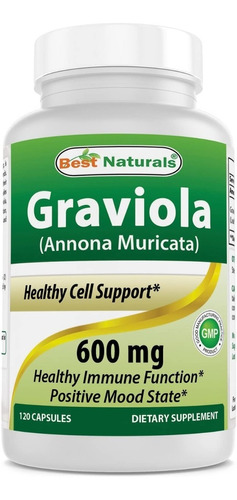 Best Naturals | Graviola | 600mg | 120 Capsules 
