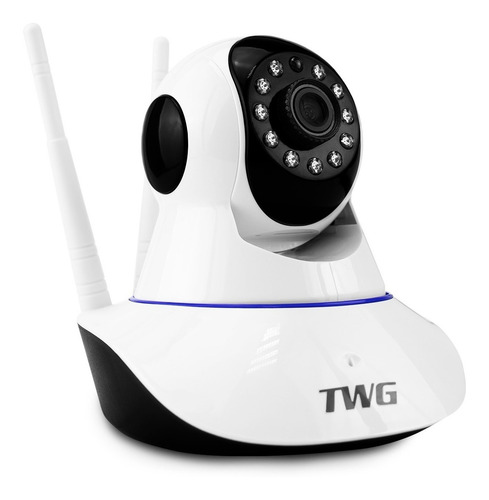 Imagem 1 de 6 de Camera Robo Ip Sem Fio Wifi Hd 2 Antenas Sensor Noturno