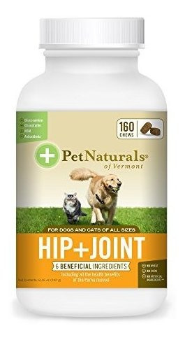 Imagen 1 de 4 de Pet Naturals Of Vermont - Hip + Joint Para Perros Y Gatos,