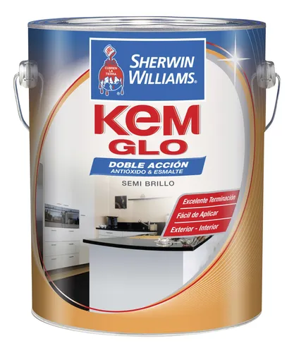 comprar Pinturas Sherwin Williams Esm. Sint. Da Kem Glo Bco 4 Lts