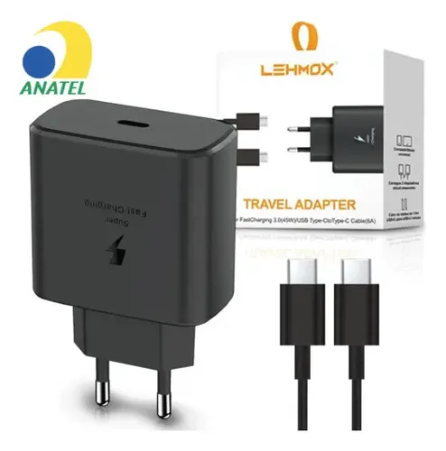 Os 10 Melhores Carregadores para Celular em 2026 Carregador rapido 45w Para SamsungA15 A24 A25 A34 A35 A55 Preto