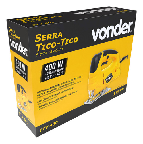 Kit Serra Tico-tico E Parafusadeira 12v Vonder Com Maleta