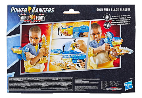 Power Rangers Dino Fury Gold Fury Blade Blaster Superhero Ad