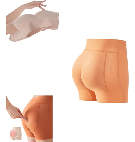 Bragas Tipo Bóxer De Nalgas Falsas De Látex Para Mujer