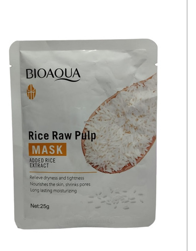 Velo Facial Arroz Bioaqua - g a $236