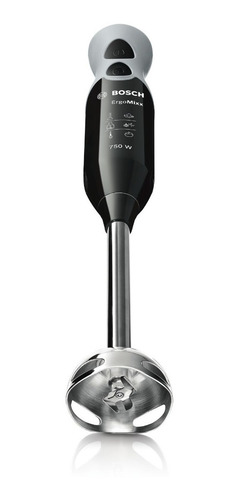Imagen 8 de 12 de Mixer Bosch ErgoMixx MSM67170 negro y acero inoxidable 220V - 240V 50 Hz x 60 Hz 750W