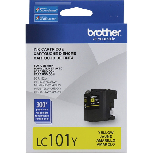 Cartucho De Tinta Brother Lc101y Amarillo