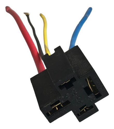 Ficha 4 Vias Para Relay 70 80 Amper 2 Patas Anchas 2 Finas