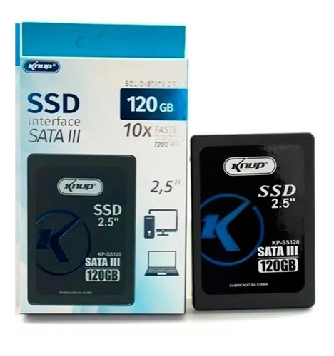 Ssd 120gb Sata3 2.5 Disco Sólido Pc E Notebook 