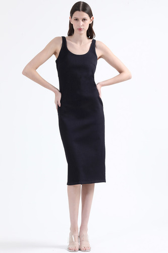 Vestido Midi, Indigo Liola
