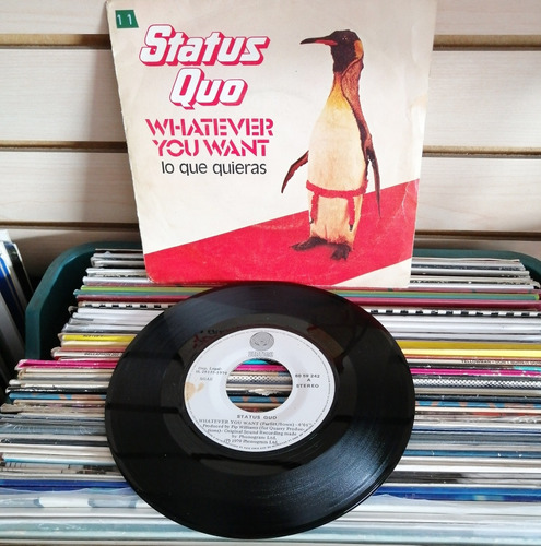 Vinilo 7 Pulgadas Status Quo Whatever You Want Edición Españ