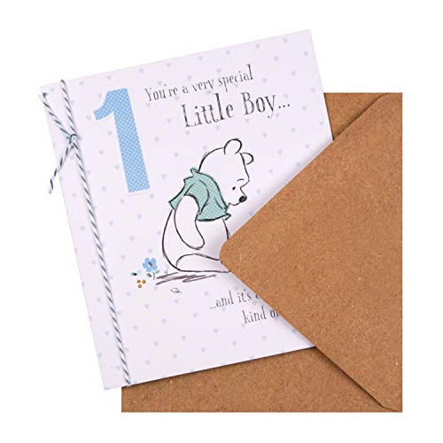 Tarjeta De Cumpleaños Número 1 Niñito De Winnie The ...