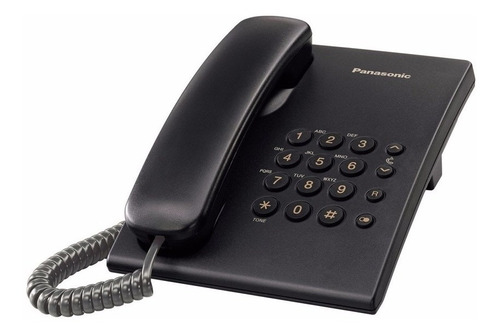 Teléfono Panasonic Kxts500 Fijo C/ Cable P/ Mesa - Pared *