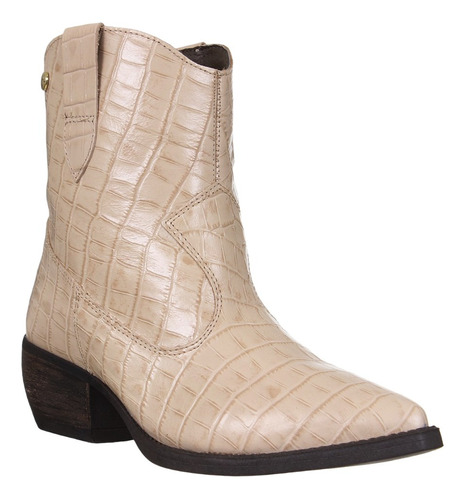 Bota Feminina Texana Bege Giulia Domna 33747