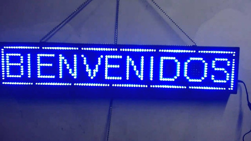 Letrero Led Panel Publicitario Programable Negocio 100 X 20.