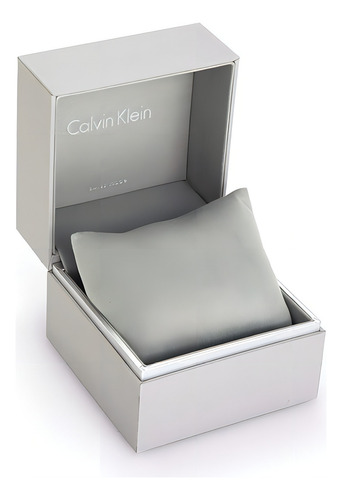 Reloj Calvin Klein Continual Original Hombre E-watch Color de la correa Marrón Color del bisel Plateado Color del fondo Blanco